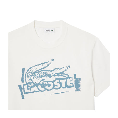 Lacoste T-shirt T-shirt Uomo con maxi stampa stencil 3 - Francavilla Moda